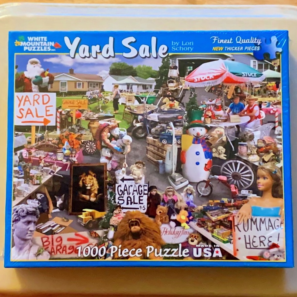 Yard Sale Jigsaw Puzzle 1000 Piece White Mountain